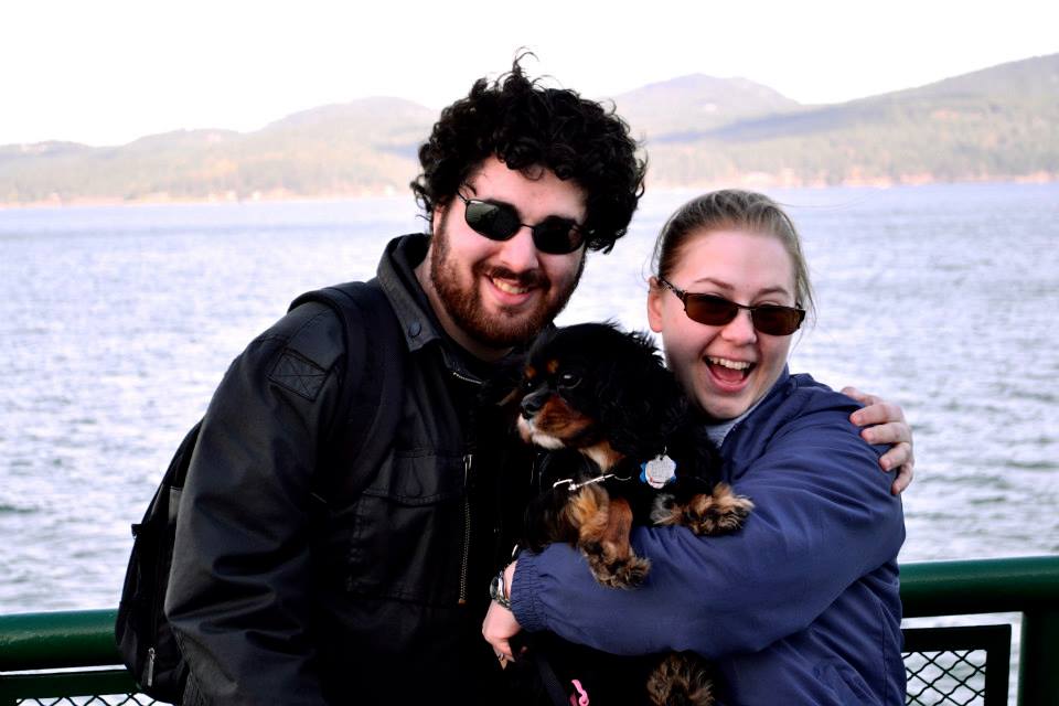 Lee and Katie exploring Seattle